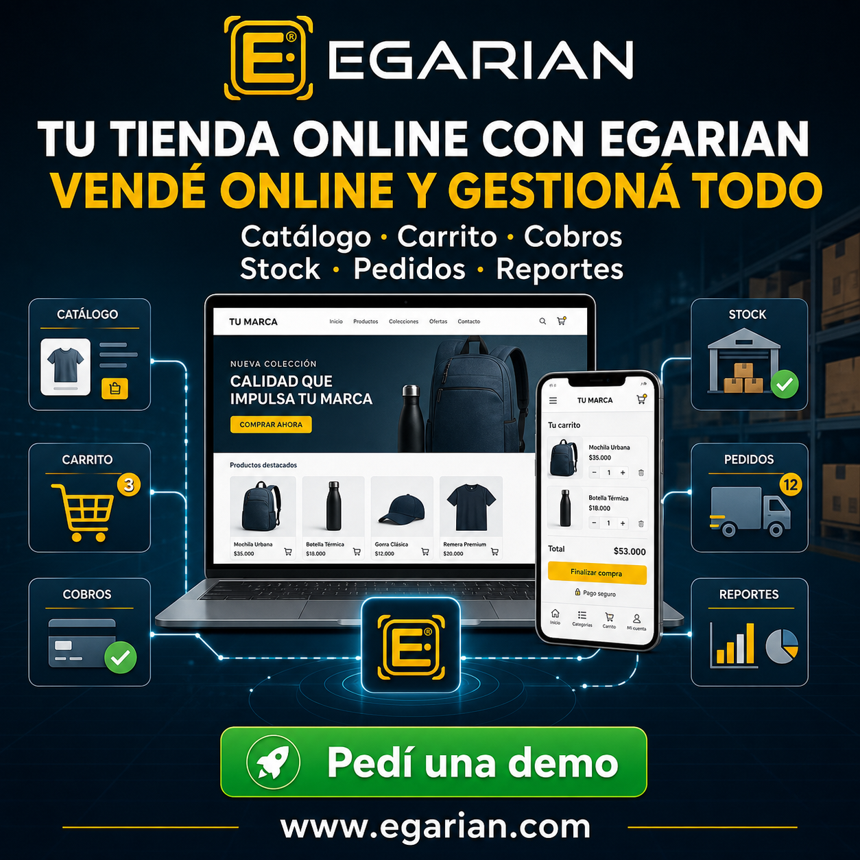 Egarian Store tienda web